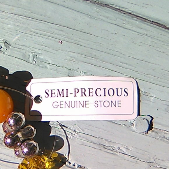 Semi-precious genuine stone bracelet set - Picture 2 of 7